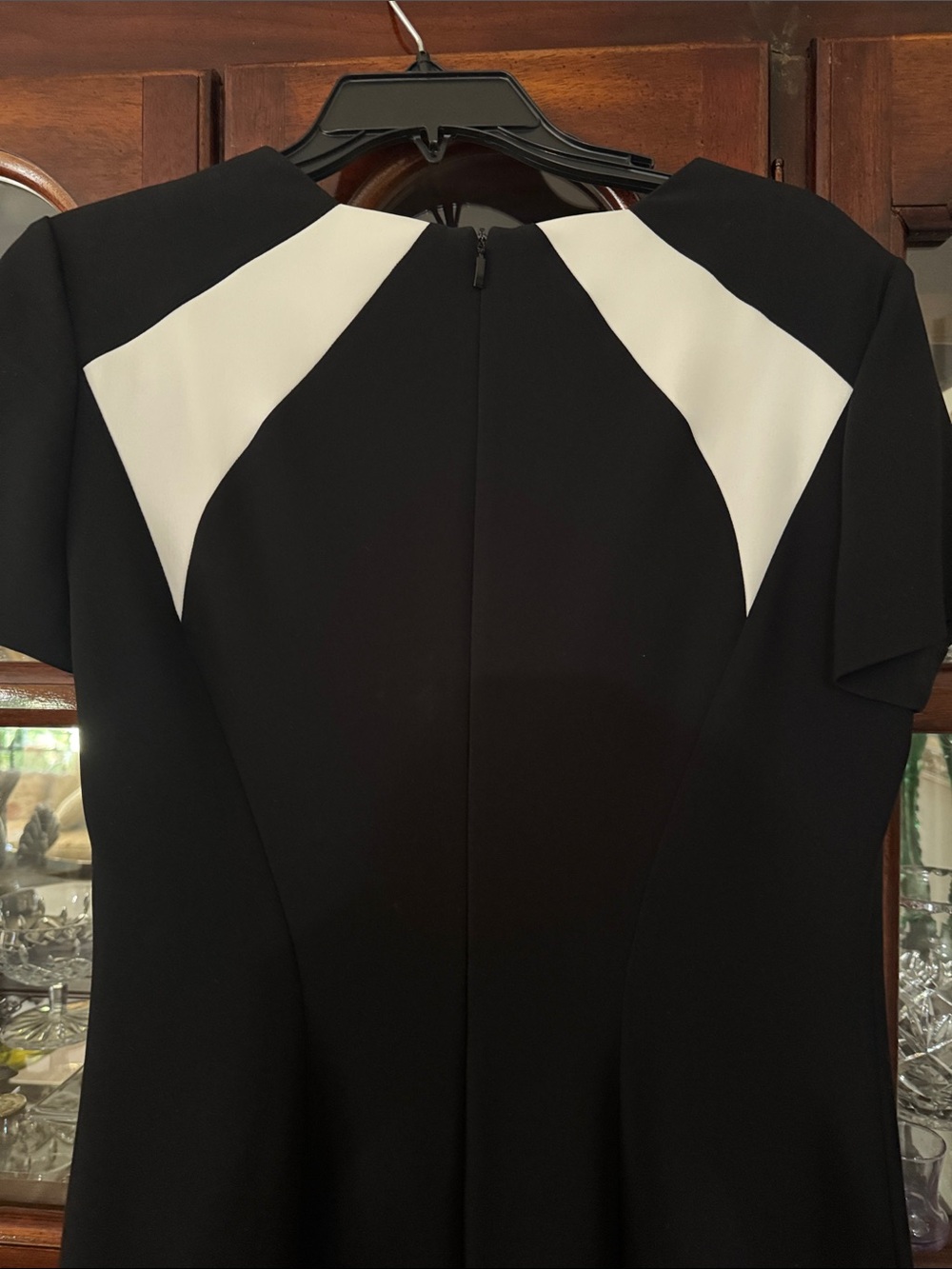 Hugo Boss Black Dress with White Contrast Panels - Picture 5 of 5